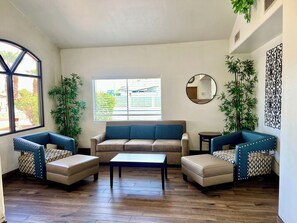 Lobby sitting area