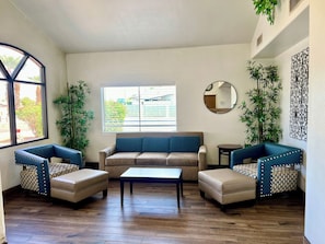 Lobby sitting area