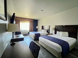 Standard Room, 2 Queen Beds | Desk, iron/ironing board, free WiFi