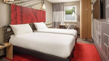 Twin Sweet Room by ibis | Schreibtisch, Verdunkelungsvorhänge, schallisolierte Zimmer