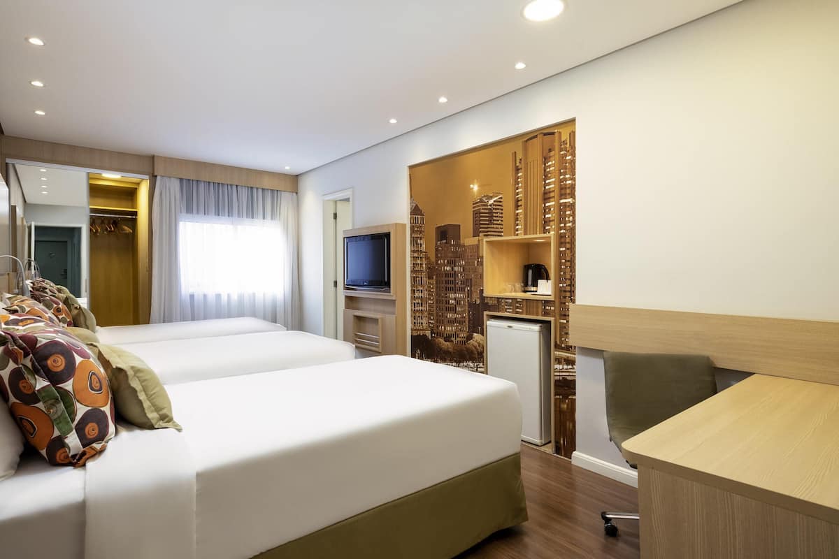 Superior Room, 3 Single Beds | Minibar, in-room safe, desk, blackout curtains