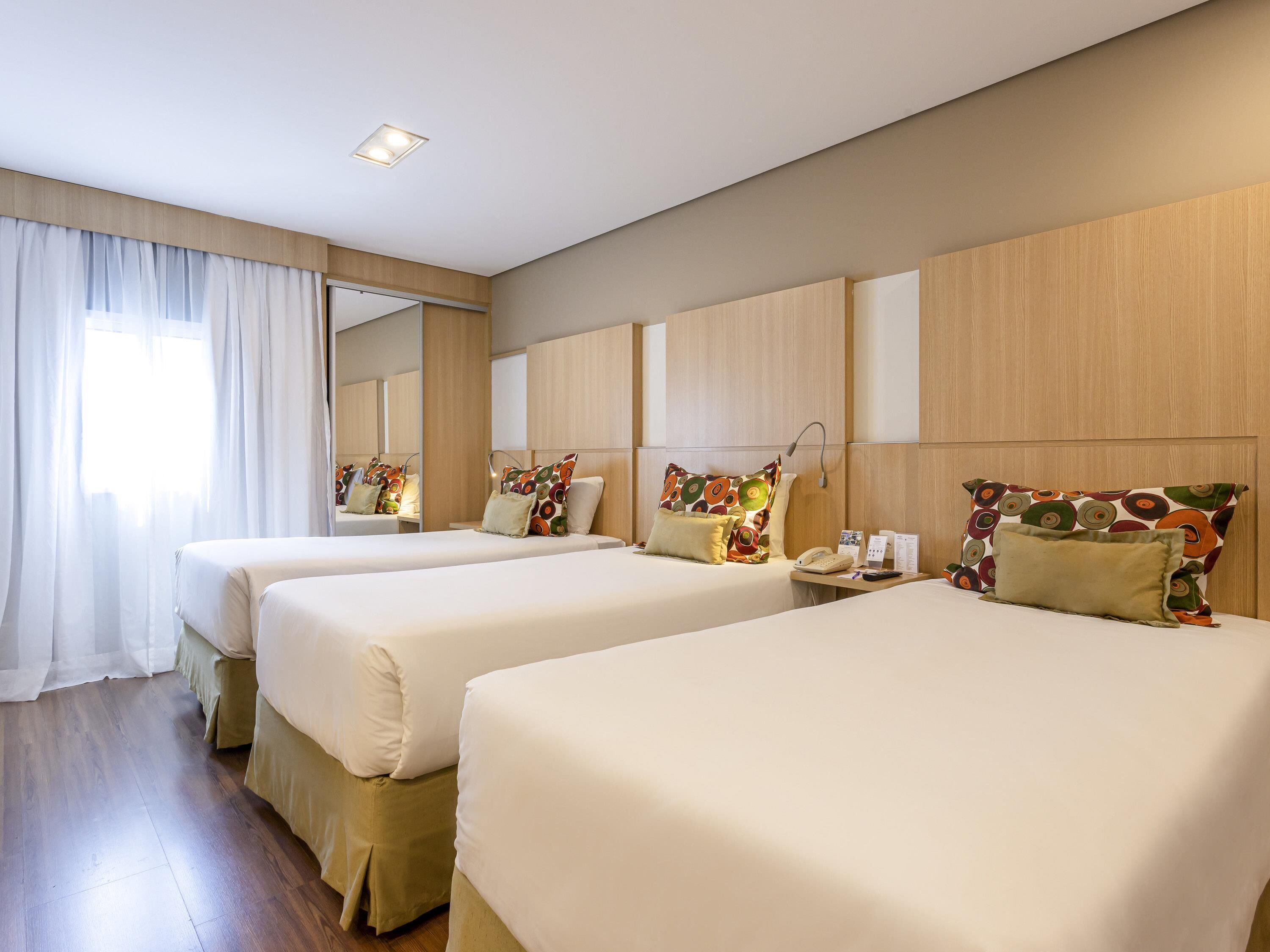 高级公寓, 3 张单人床, 厨房 | 迷你吧、客房内保险箱、办公桌、遮光窗帘