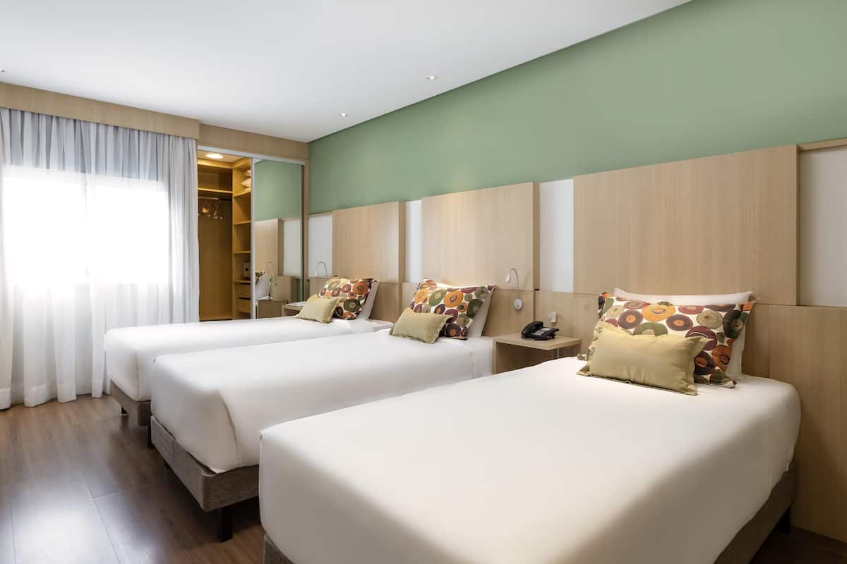 Minibar, in-room safe, desk, blackout curtains