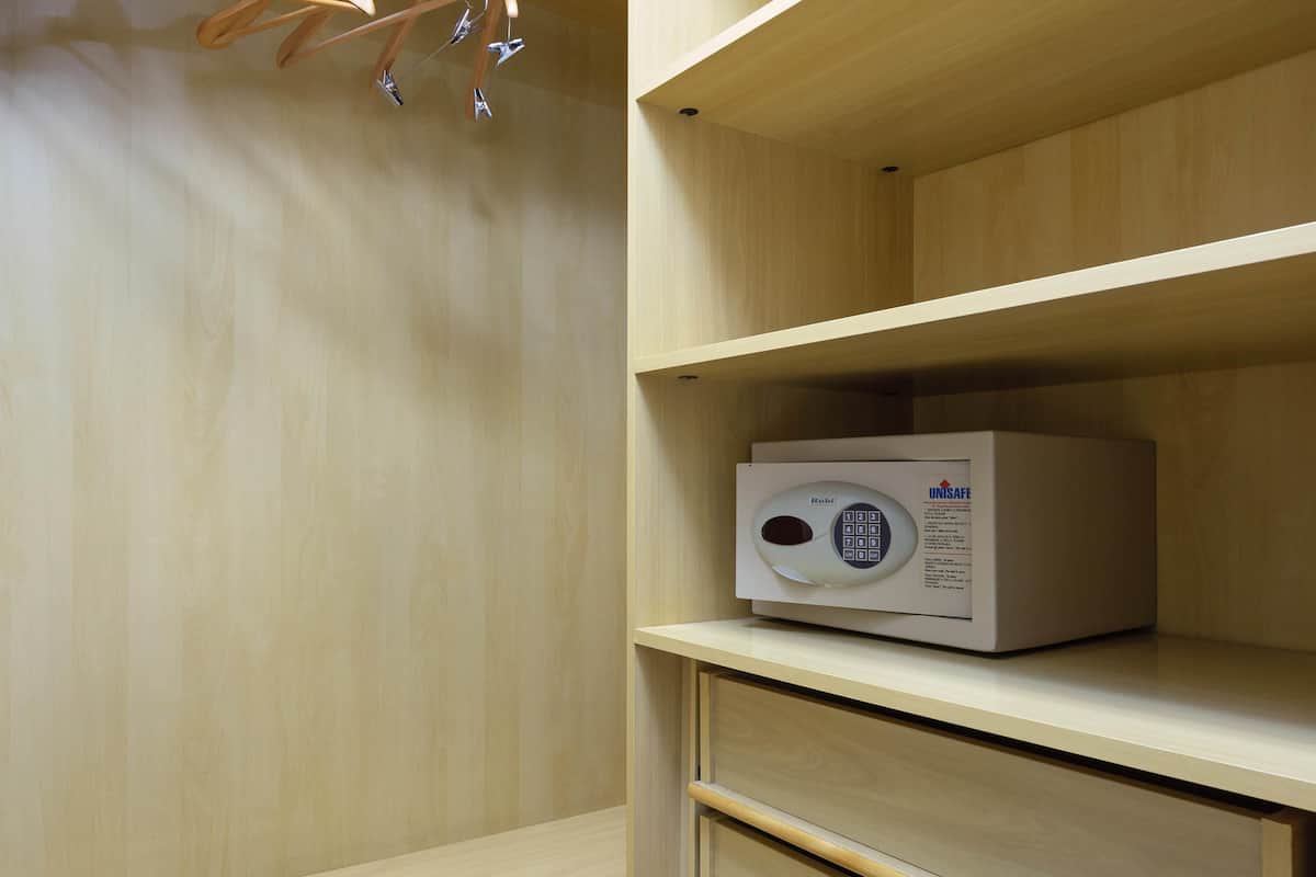 Minibar, in-room safe, desk, blackout curtains