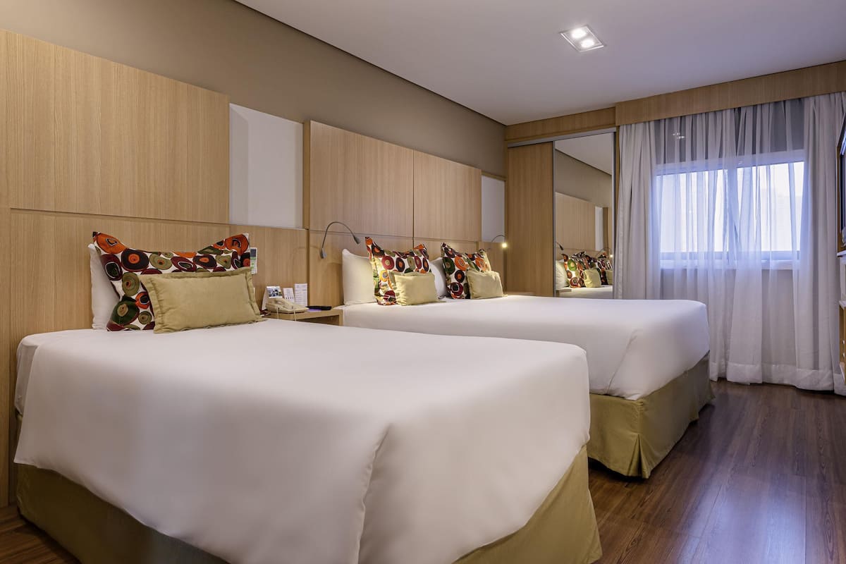 Standard Room, Multiple Beds | Minibar, in-room safe, desk, blackout curtains