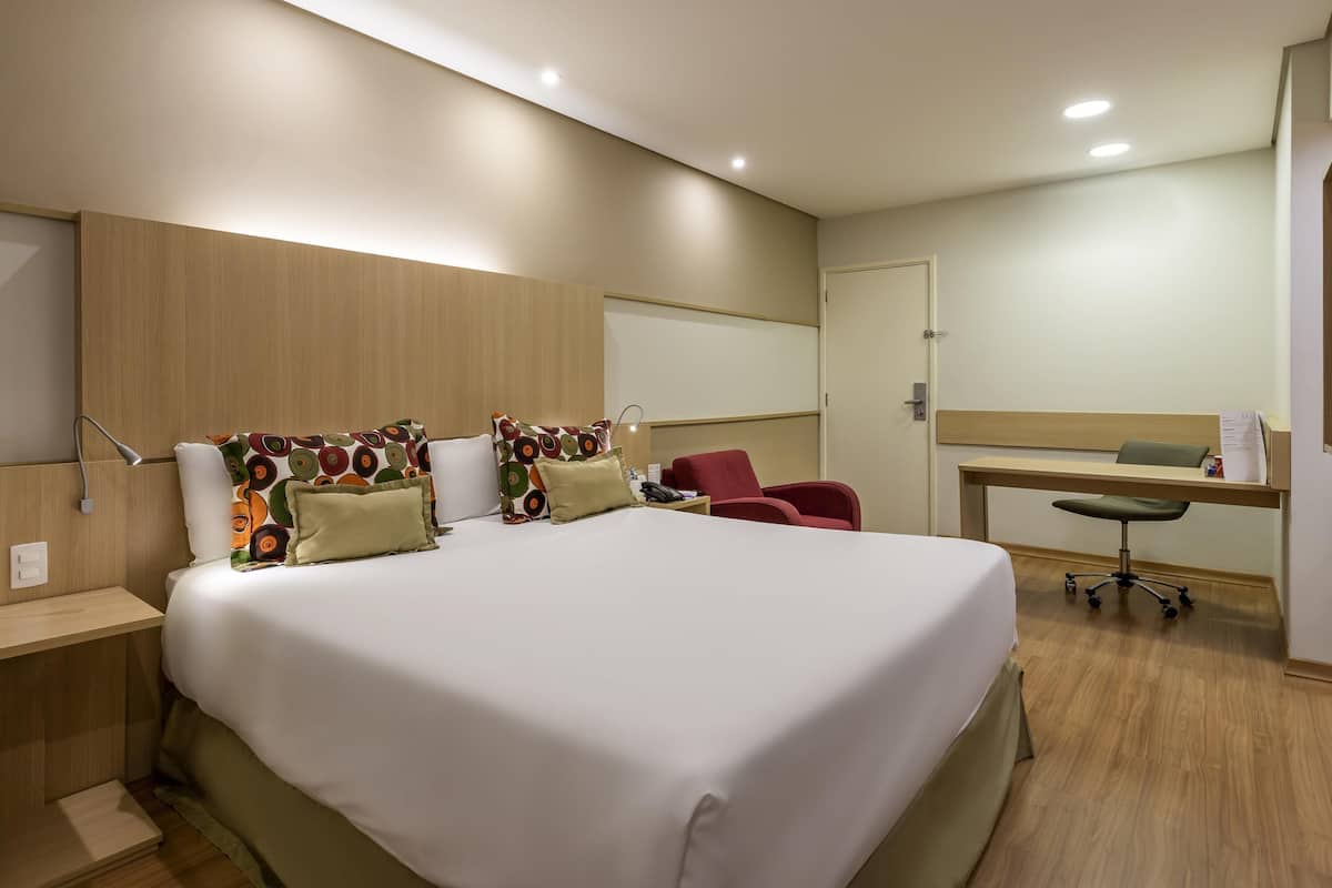 Minibar, in-room safe, desk, blackout curtains