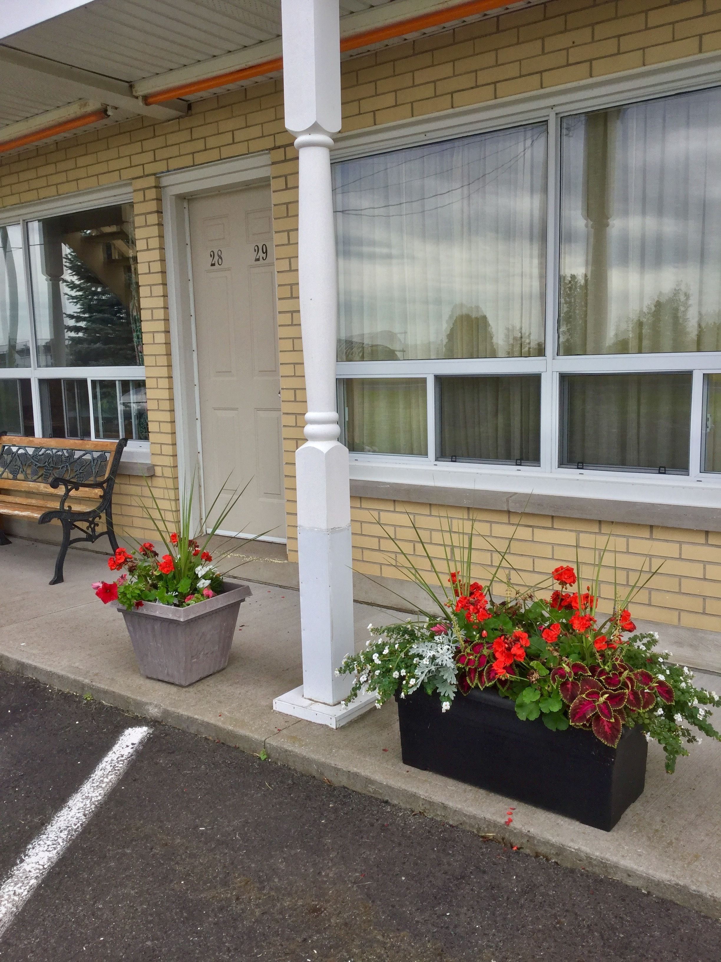 Majoituspaikan julkisivu