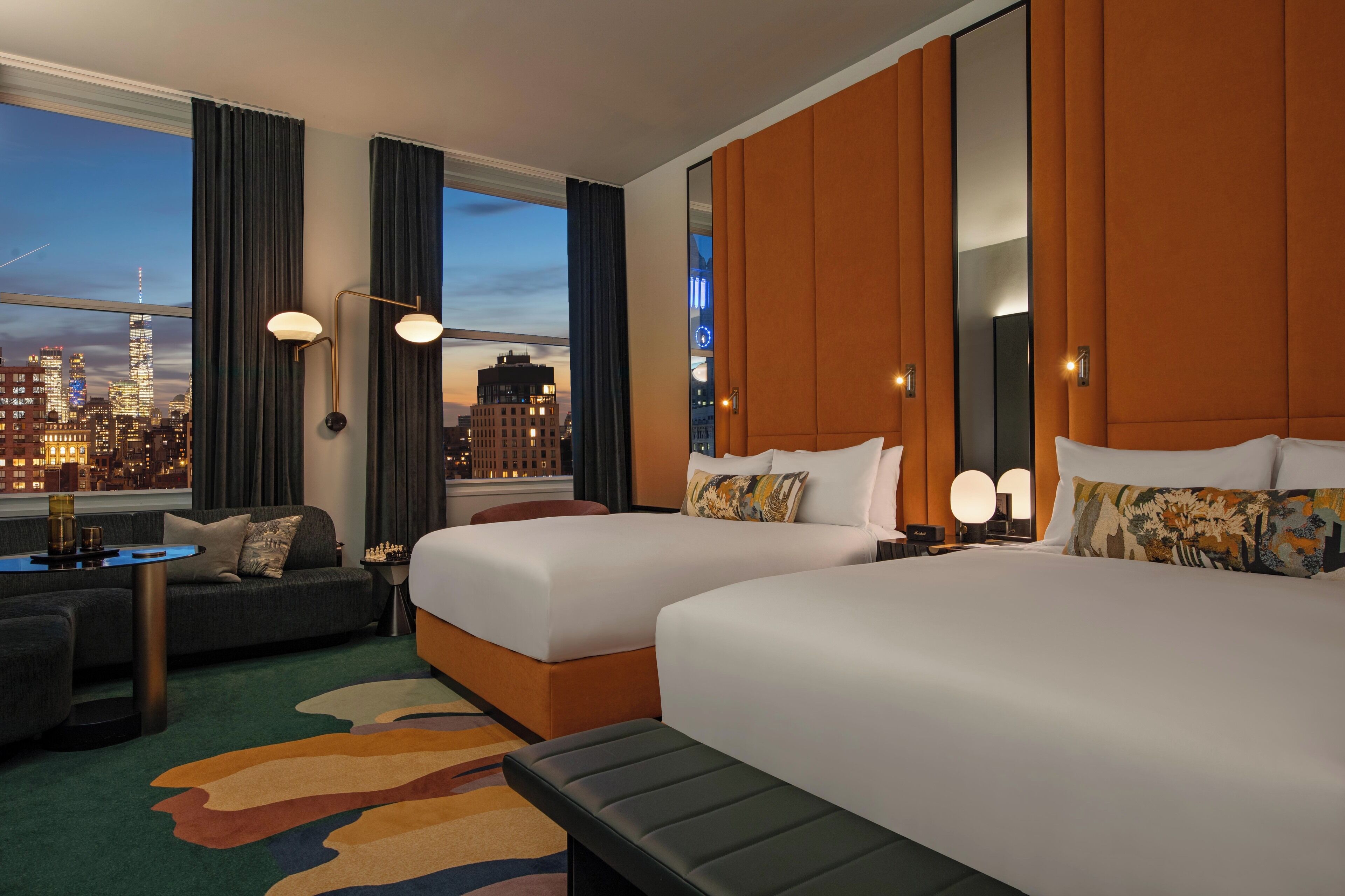 Studio Suite, 2 Queen Beds, Park View | Hypo-allergenic bedding, pillow-top beds, in-room safe, desk