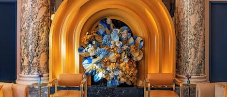 42-inch LCD TV with cable channels, TV, iPod dock