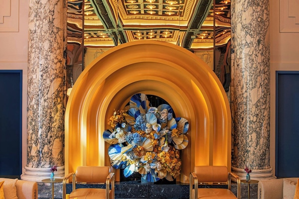 42-inch LCD TV with cable channels, TV, iPod dock