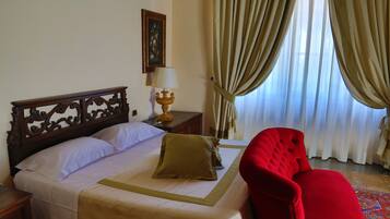 Deluxe Double Room, Balcony, Garden View | 1 bedroom, down comforters, minibar, in-room safe