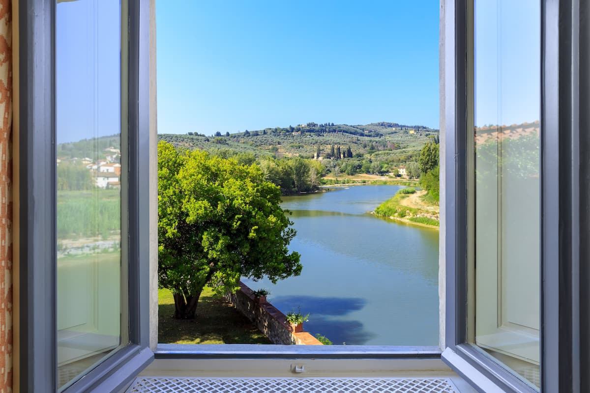 junior suite (top garden or river view) | view from room