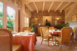 Daily buffet breakfast (EUR 22 per person)