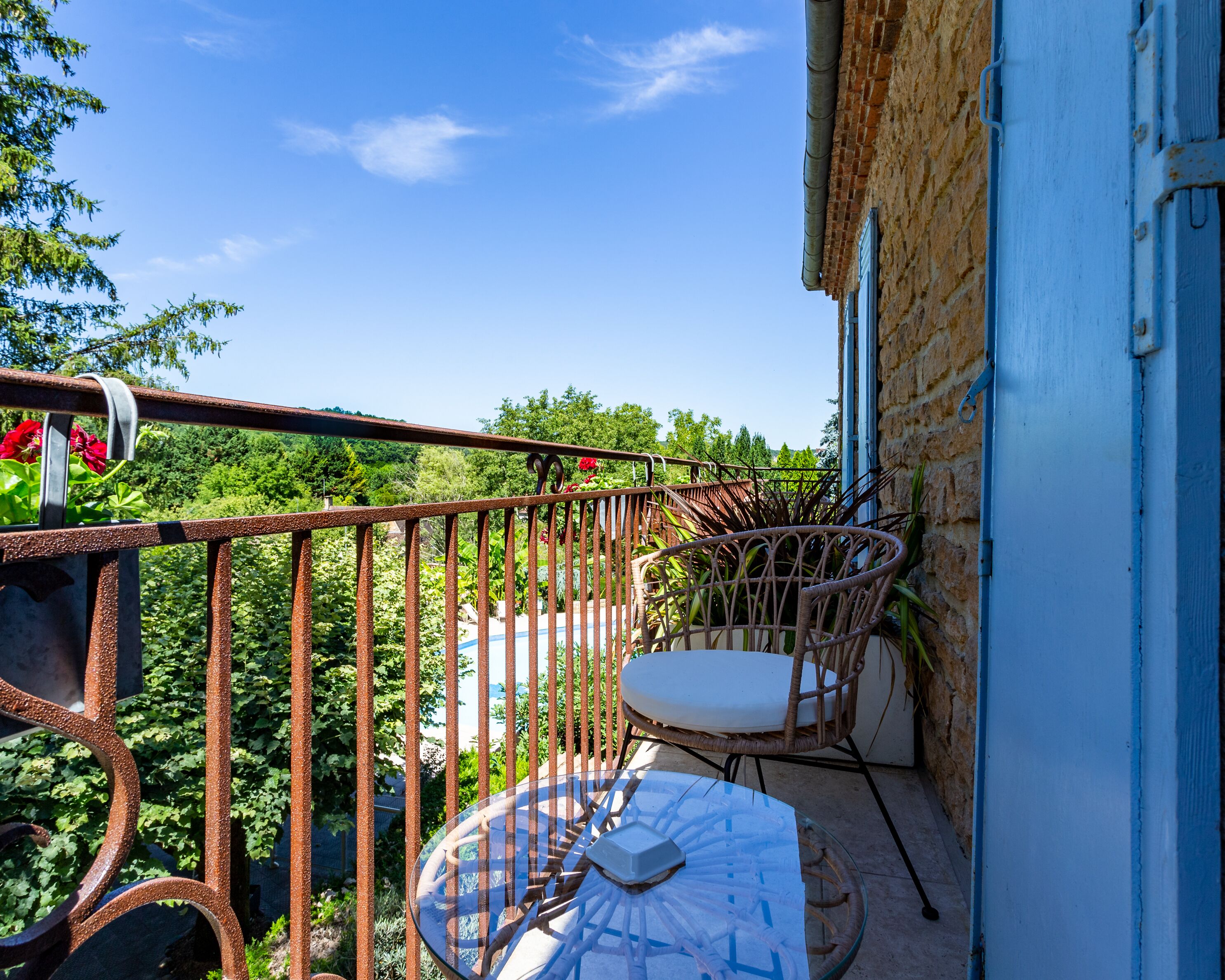 Chambre Deluxe, balcon, vue piscine | Extérieur