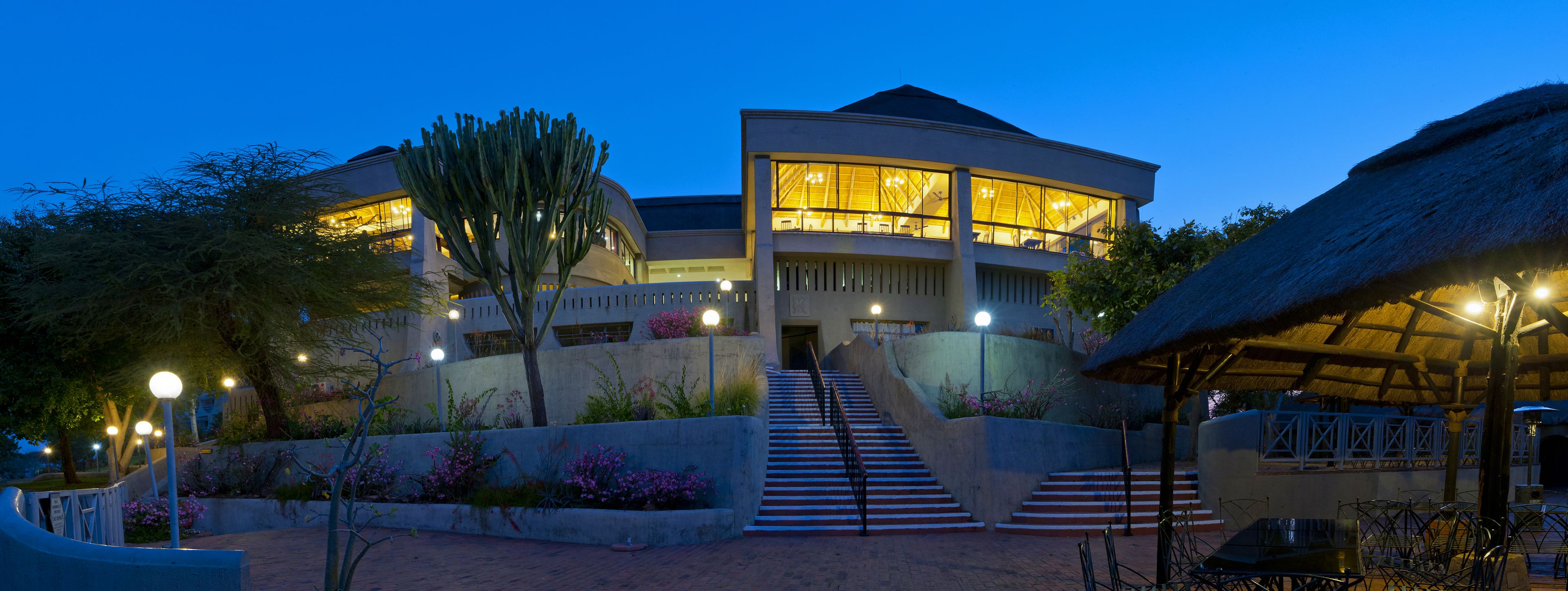 front of property – evening/night