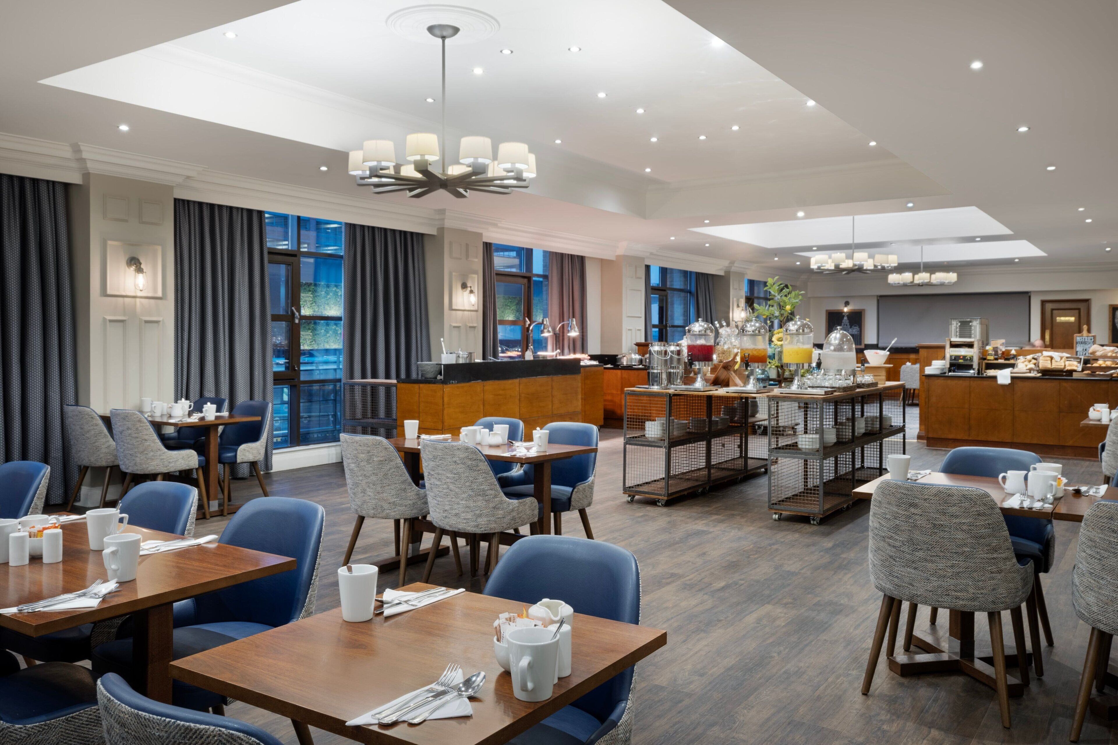 daily buffet breakfast (gbp 18.50 per person)