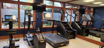 Fitness center at Willows Lodge