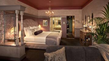 Premium bedding, down comforters, minibar, in-room safe