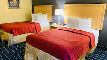 Escritorio, wifi gratis y ropa de cama