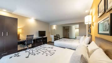 Suite, Non Smoking | Premium bedding, pillowtop beds, in-room safe, desk