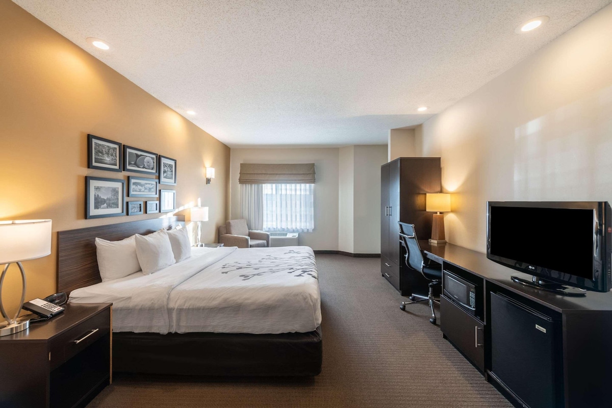 Premium bedding, pillow-top beds, in-room safe, desk