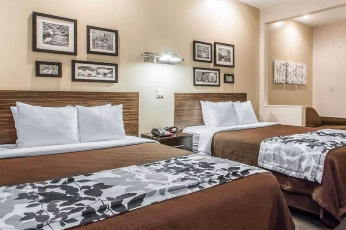 Premium bedding, pillow-top beds, in-room safe, desk