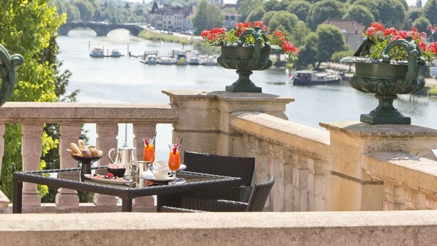 Superior Double or Twin Room, River View | View from room - La Côte Saint Jacques And Spa (Joigny)
