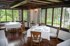 Dinner served, local cuisine, sea views