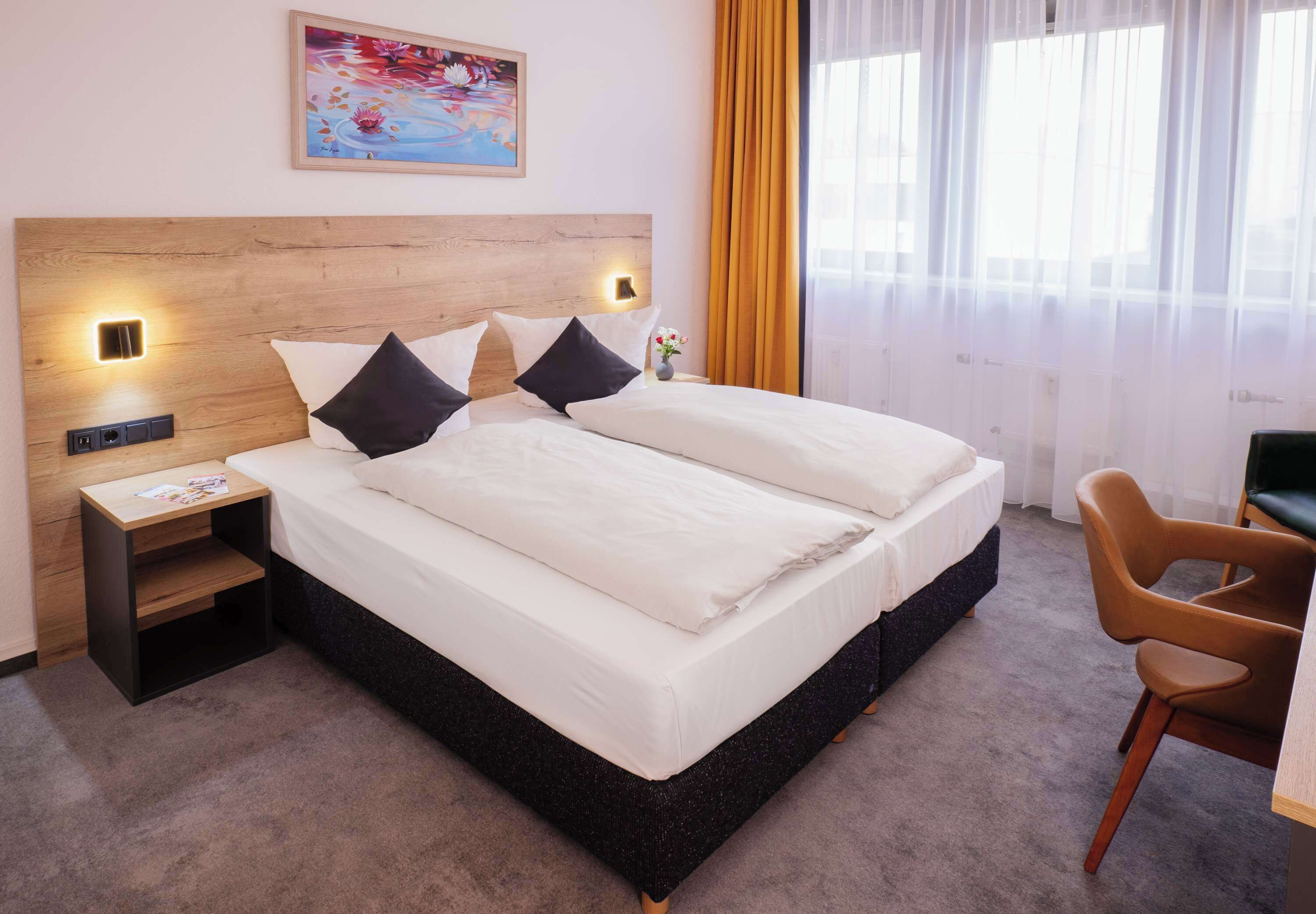 Deluxe-Zimmer, 2 Einzelbetten | Allergikerbettwaren, Daunenbettdecken, individuell eingerichtet