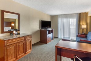 Suite, 1 King Bed with Sofa bed, Non Smoking | Premium bedding, in-room safe, desk, laptop workspace