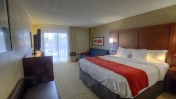 Quarto standard, 1 cama King, para não fumantes | Roupas de cama premium, cofres nos quartos, escrivaninha