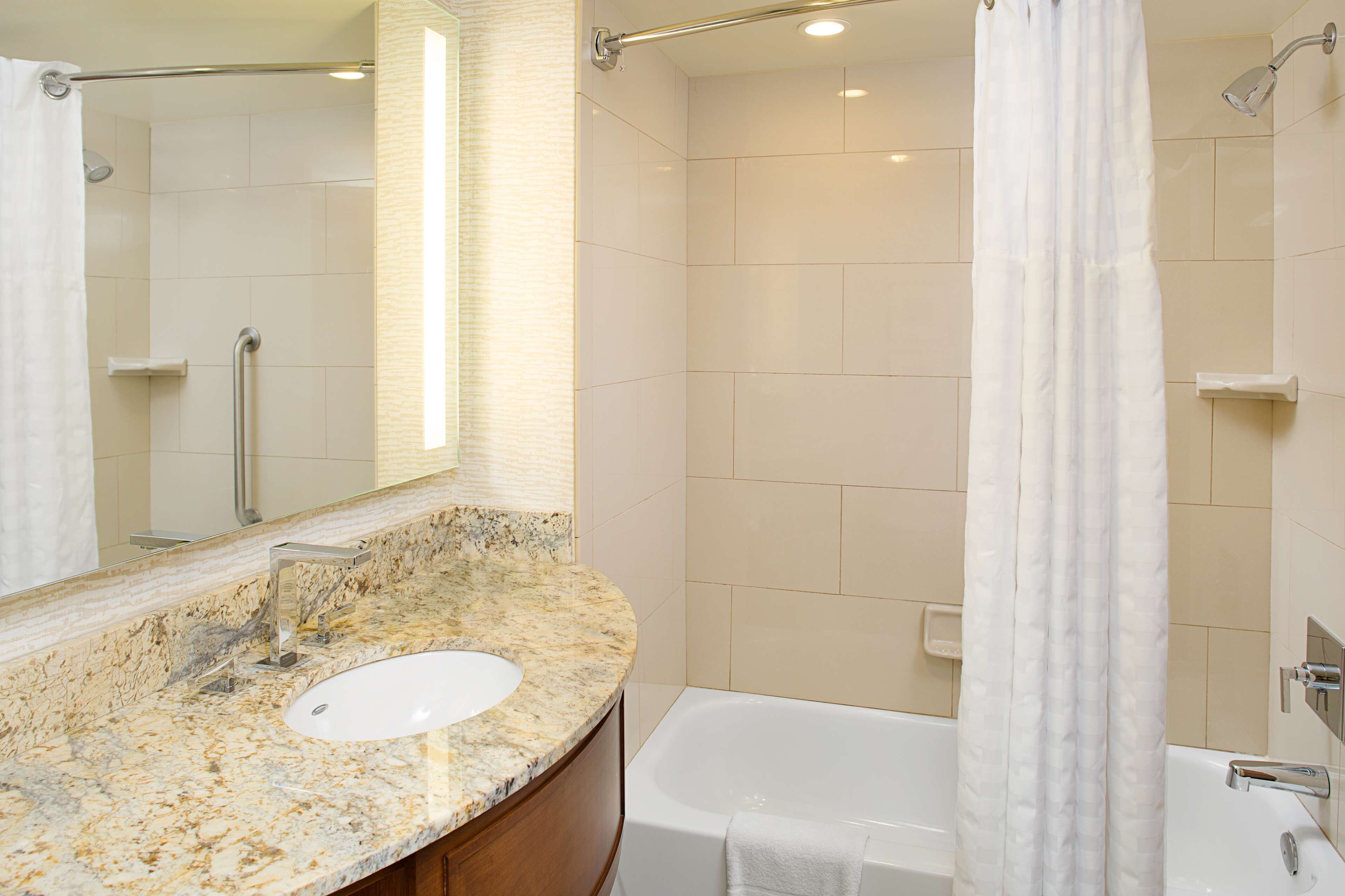 free toiletries, hair dryer, towels