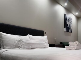 Hypo-allergenic bedding, desk, soundproofing, iron/ironing board