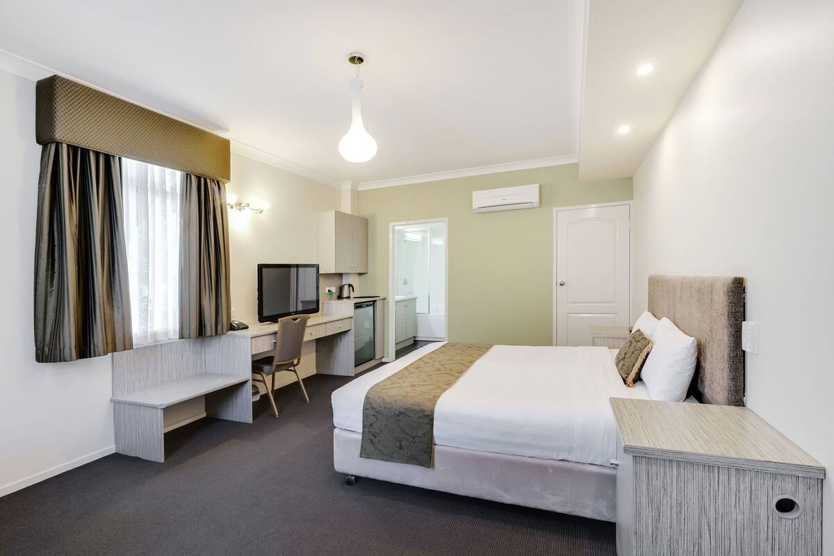 Hypo-allergenic bedding, desk, soundproofing, iron/ironing board