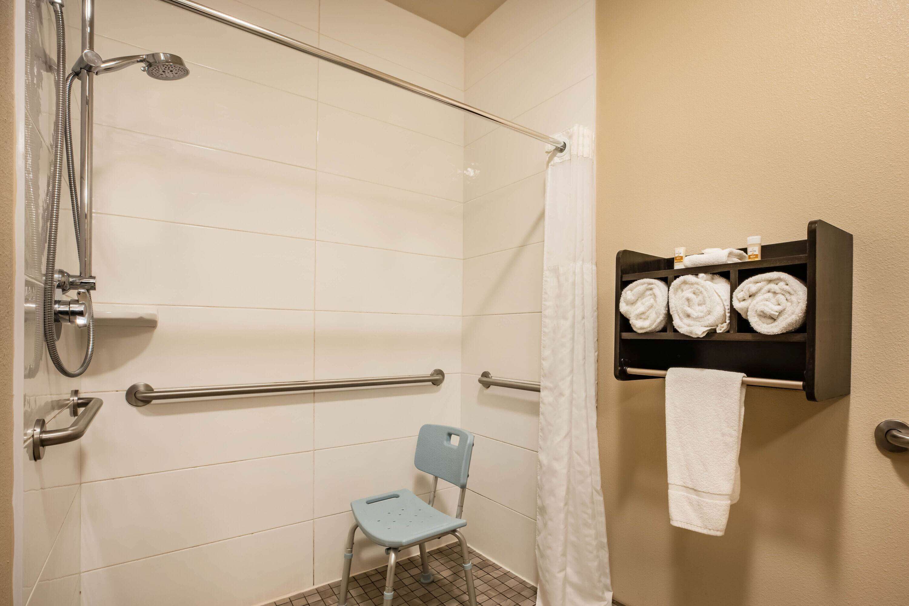 room, 2 queen beds, accessible, park view (mobility accessible) | bathroom | eco-friendly toiletries, hair dryer, towels, soap
