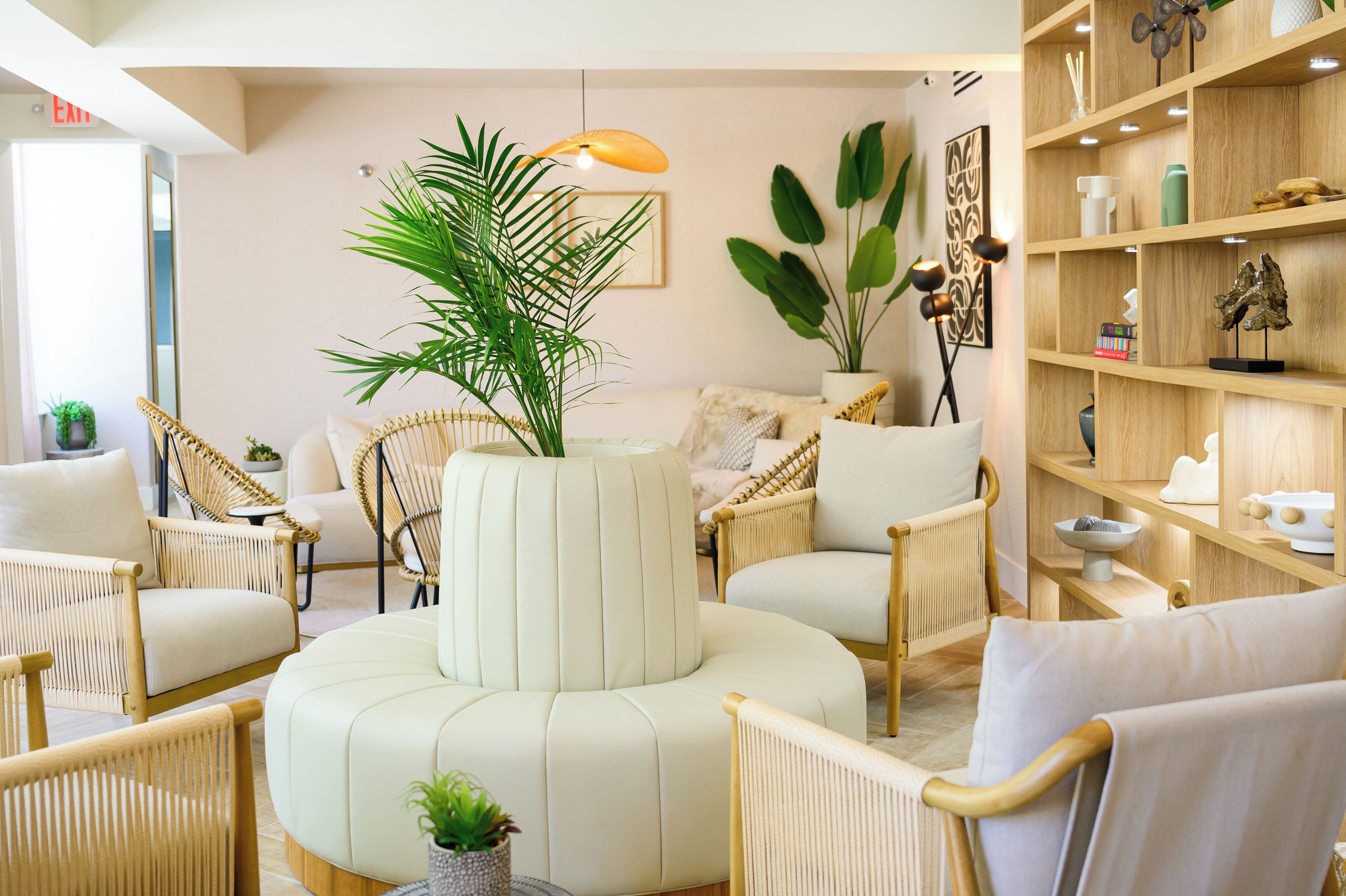 Sala de estar en el lobby