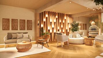 Lobby sitting area
