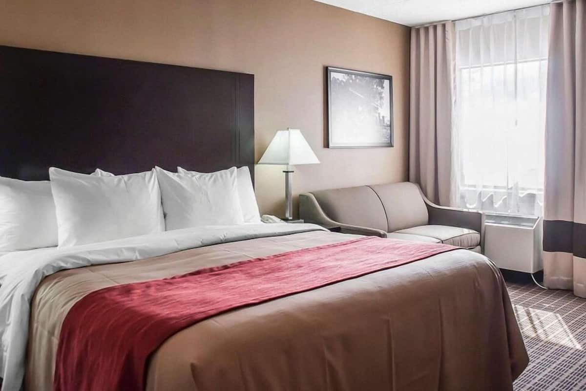 Premium bedding, down comforters, pillowtop beds, individually decorated