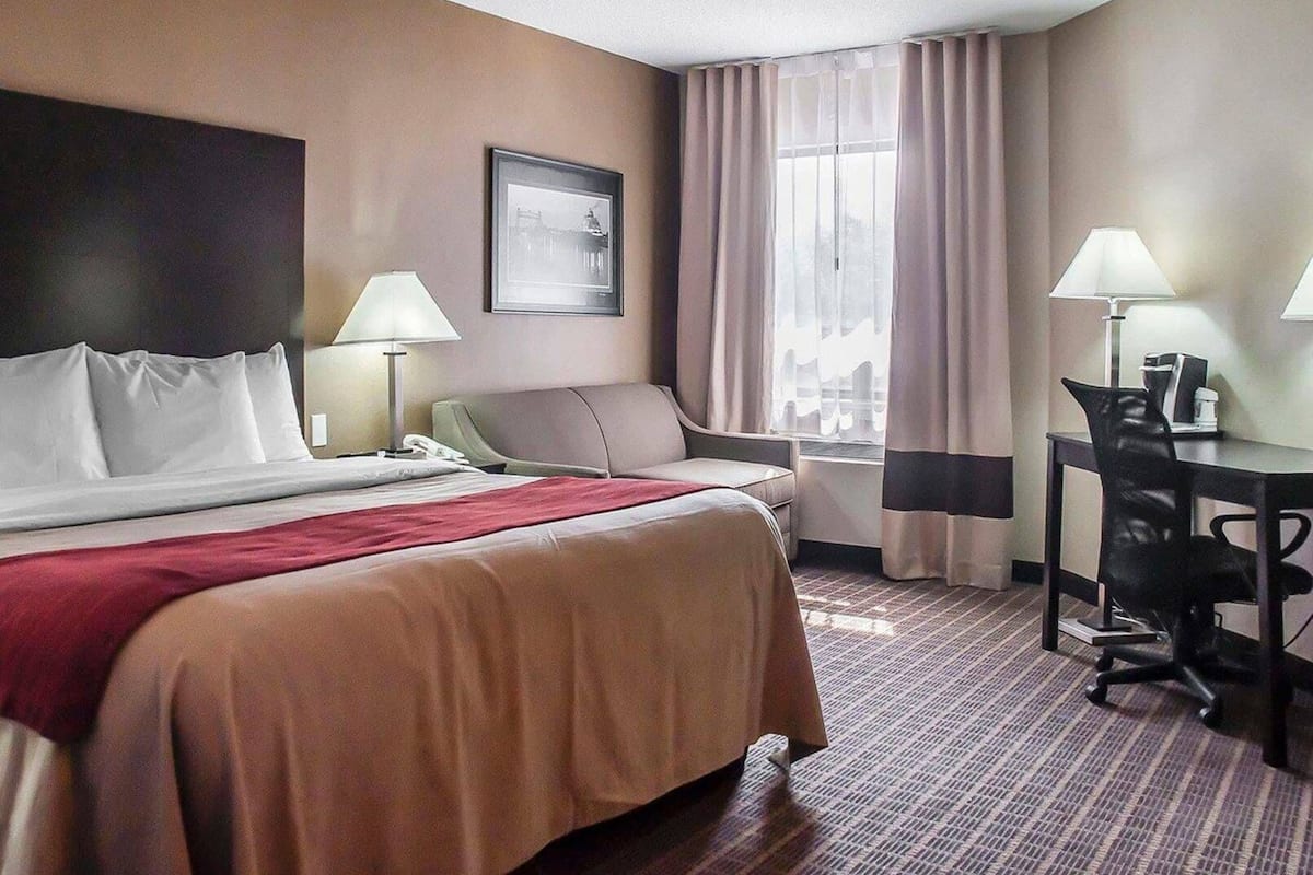 Premium bedding, down comforters, pillowtop beds, individually decorated