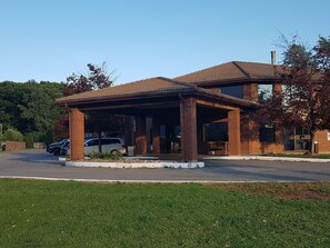 Façade de l’hébergement