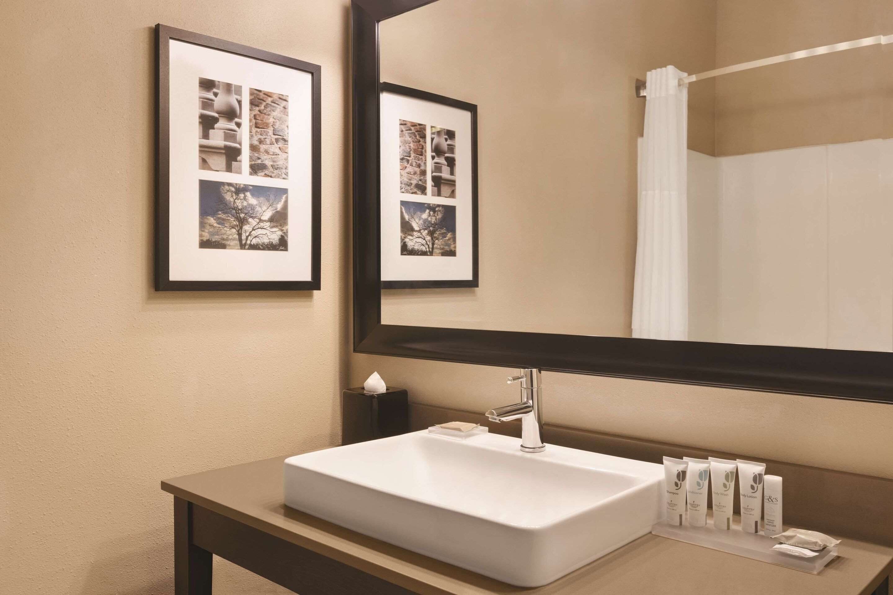 down duvets, desk, blackout curtains, iron/ironing board