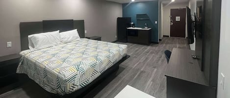 Skrivebord, skrivebord for bærbar PC og blendingsgardiner