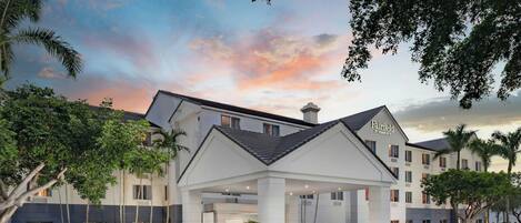 Blick von der Unterkunft