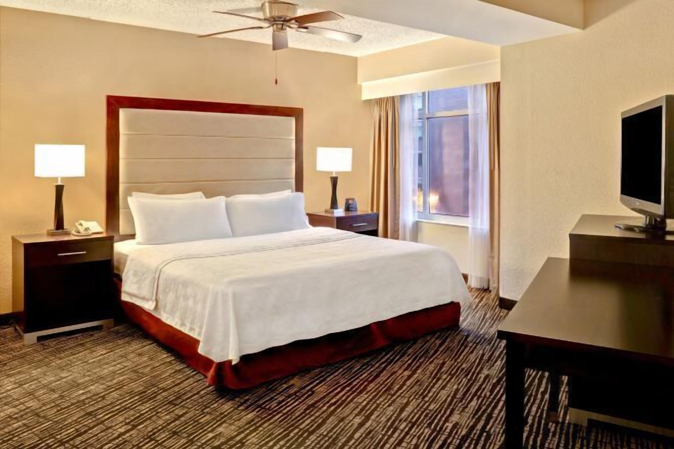 In-room safe, desk, laptop workspace, blackout drapes