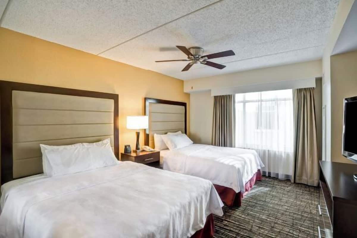 In-room safe, desk, laptop workspace, iron/ironing board