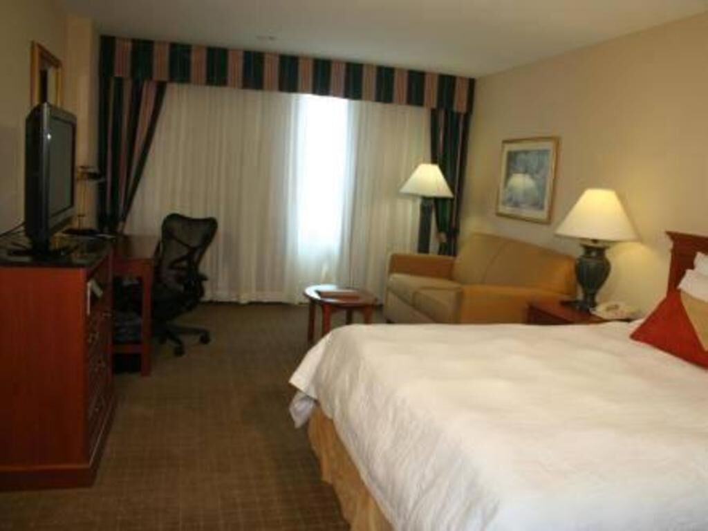 In-room safe, desk, laptop workspace, blackout curtains