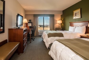 Hypo-allergenic bedding, in-room safe, desk, laptop workspace