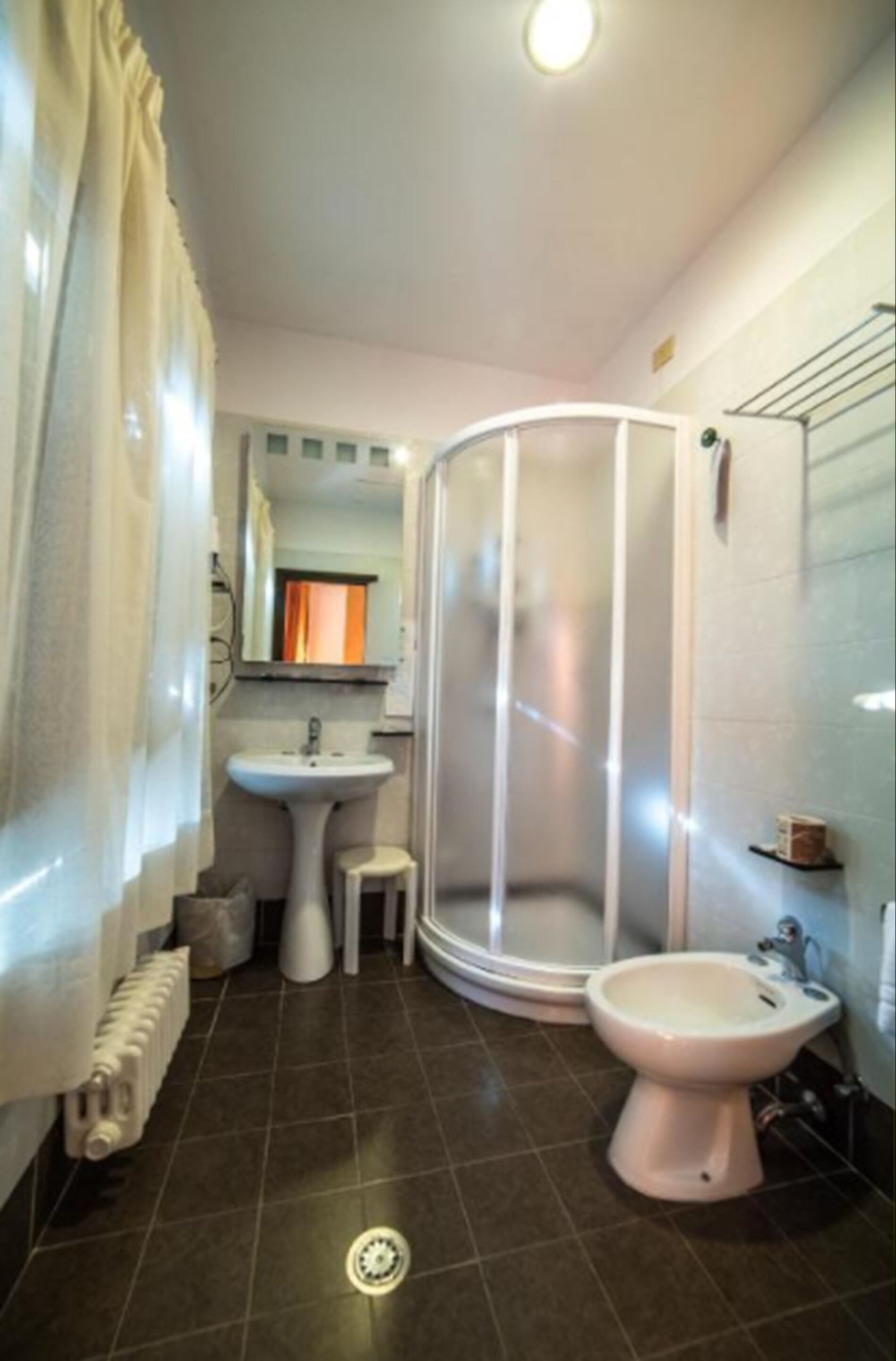 free toiletries, hair dryer, bidet, towels