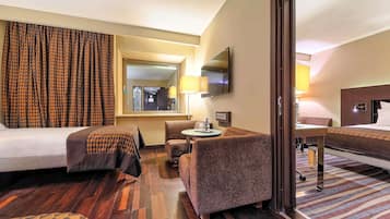Family Apartment, 2 Double Beds, Connecting Rooms (Comfortable) | 1 bedroom, minibar, in-room safe, individually furnished