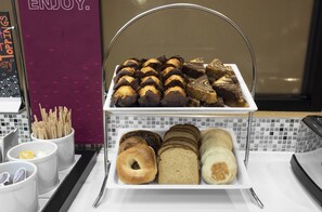 Free daily buffet breakfast 